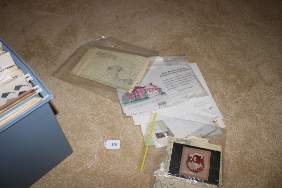 Box full of stitching items