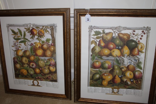 January and May Fruit Wall Art