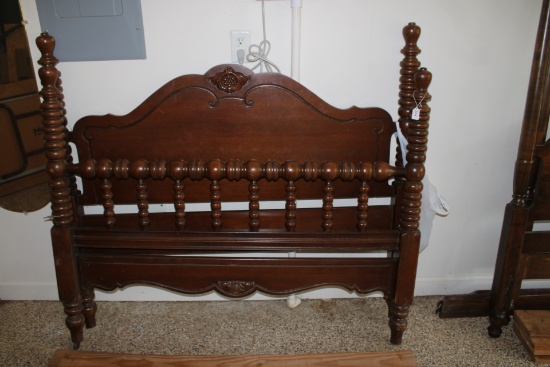 Vintage Full Spool Bed