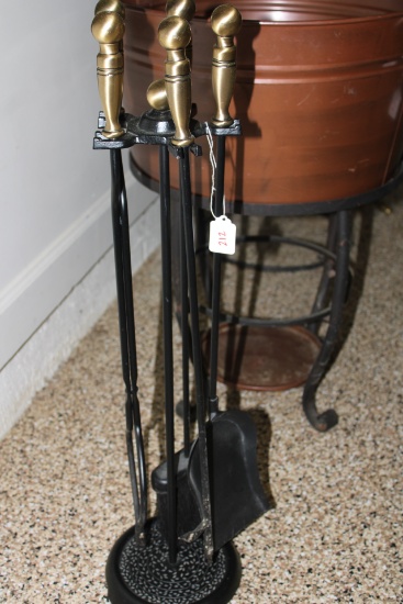 Fire place tool set