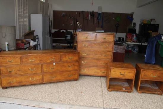 Henredon Dresser, Chest and night stands