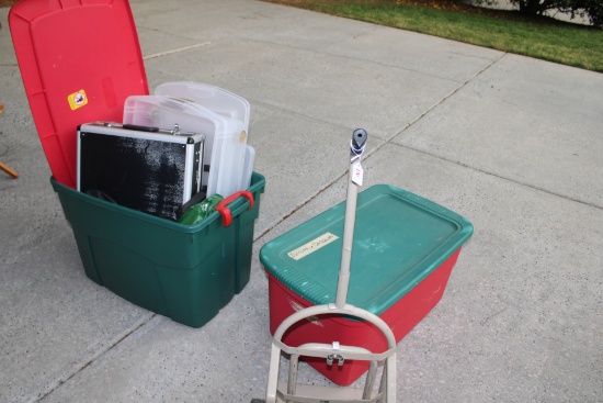 Foldable Handtruck and totes!