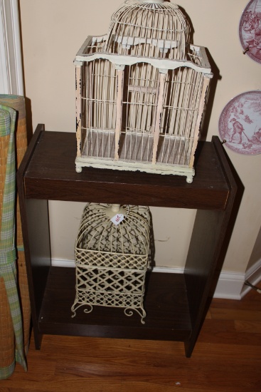Small Shelf and Decoractive Cages