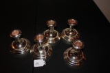 Silverplate candlesticks