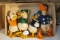 4 Vintage Donald Duck Plush Toys