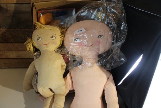 Vintage Doll Making Kit in packaging, Additional Doll