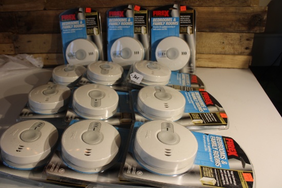 Lot of 12 New Firex Smoke Detectors