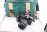 Canon EoS RebelX with case and battery