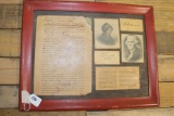 Framed Historical Artifacts