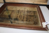 Canadian Club C.C. Whiskey Vintage Mirror Sign