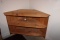 Wood corner shelf