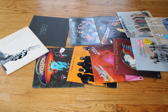 Eric Clapton, Eagles, Bob Seger, Steppenwolf Gold,Boston, Foreigner Vinyl Records