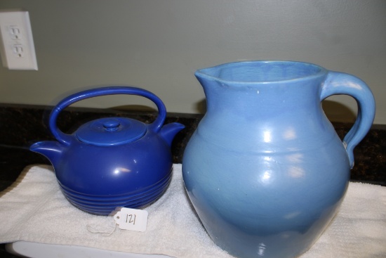 Blue Pottery Pieces