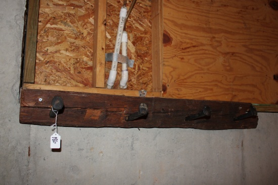 Rail Road Tie Coat Rack