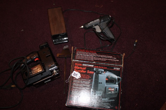 Scoller Saw, Pencil Sharpener and Heat Glue Gun