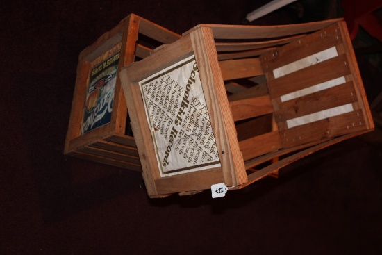 Wood crates