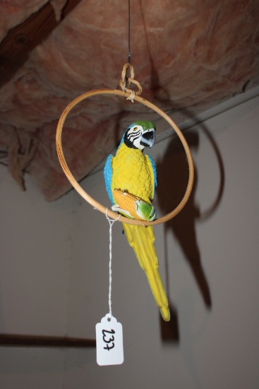 Polly in Paradise bird ring.