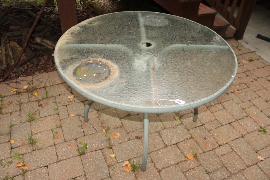 Outdoor Glass Table