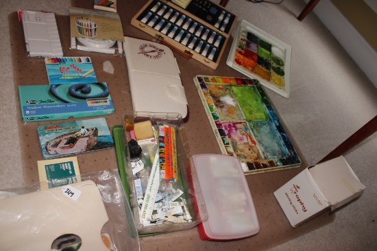 Water Color paints and boards