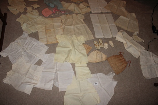 Large lot of vintage baby clothing