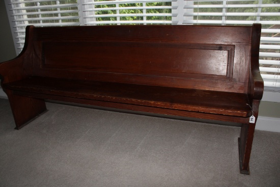 Wood Church Pew.