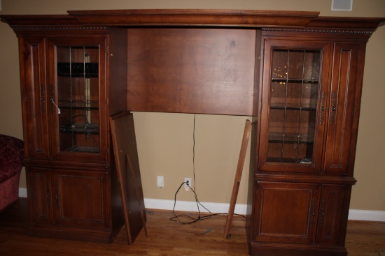 Large Hooker Furniture Entertainment Center.
