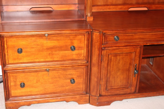 Large Ashley Furniture Executive Desk.