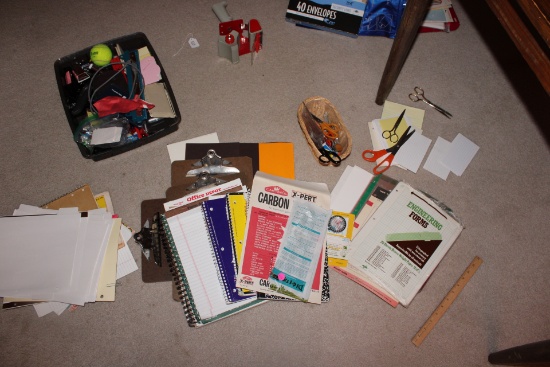 Large lot of stationary office items.