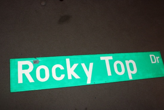 Rocky Top Street sign