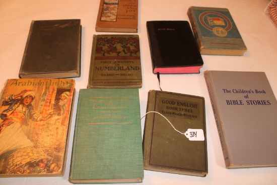 Vintage books and bible