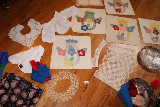 Scarves and Collar Attachments, and Quilting pieces