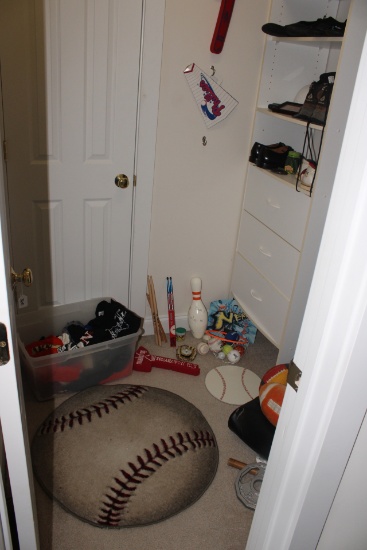 Contents of closet