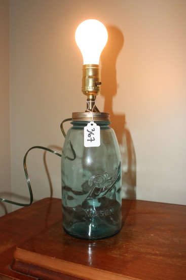 Ball Mason 2 Jar Lamp