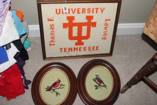 Needle Point Picture lot