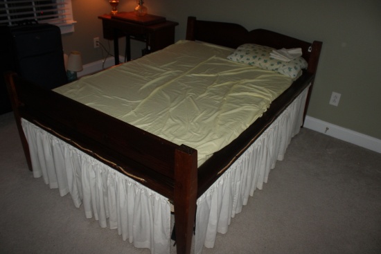 Wood Rope Full Size Bed.
