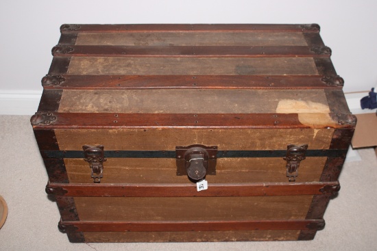 Steamer Trunk and pillows.
