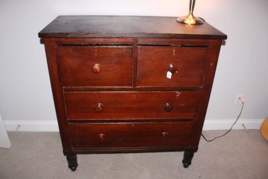 Vintage Four Drawer Dresser.