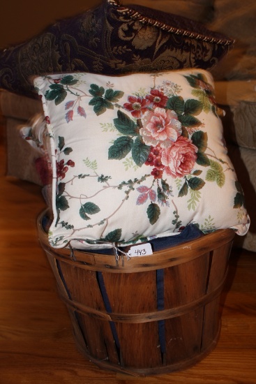 Vintage Barrel of Throw Pillows
