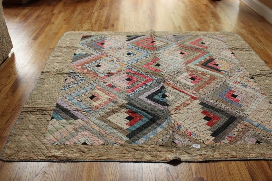 Antique Hand stitched  Patchwork Squares