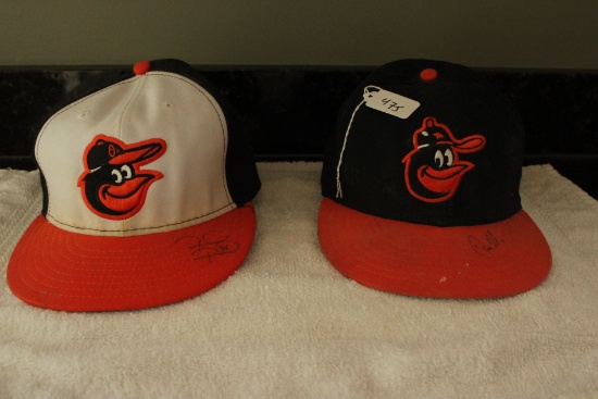 Signed Baltimore Orioles Baseball Caps