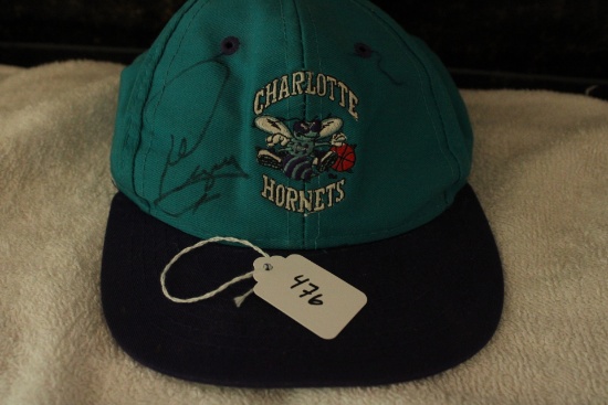 Signed Vintage Charlotte Hornets