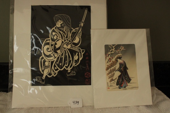 Japanese Geisha, Fuwa Banzaemon Prints