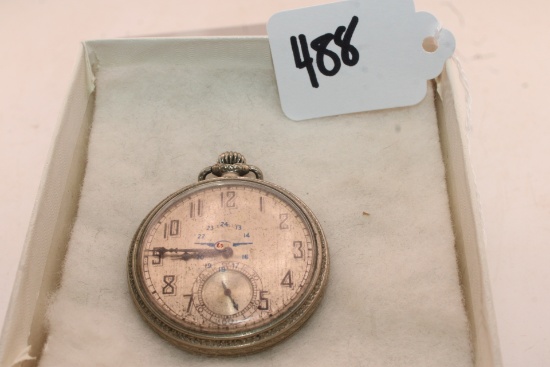 VINTAGE ESSO SILVEROID POCKET WATCH.