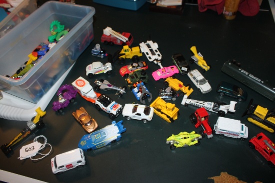 Hot Wheels and other toy cars