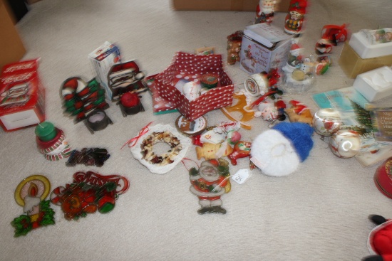 Christmas Candles and ornaments .