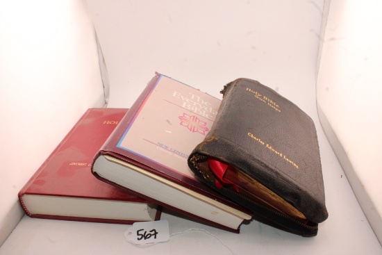 Lot of bibles.