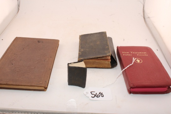 Vintage and mini bibles and testaments.