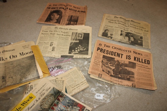 Vintage News Papers.