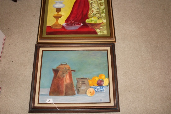 Two Original Oil Paintings by Ted Lawing