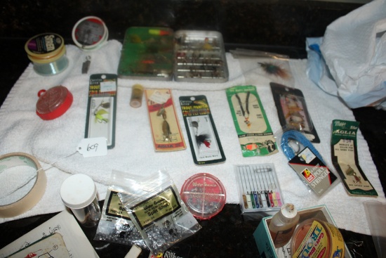 Fly Fishing Lures, weights, string lot